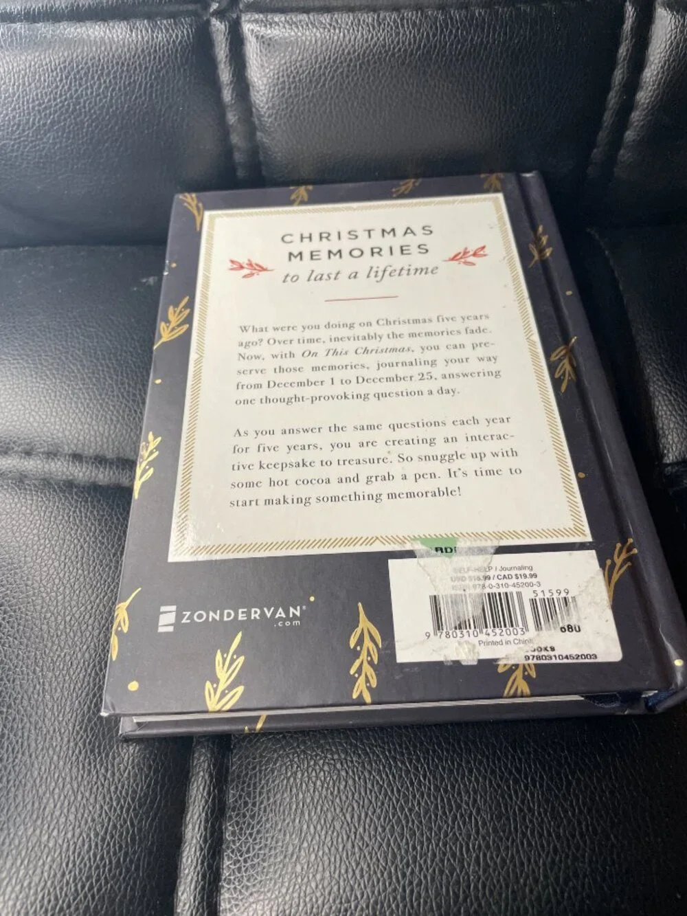 On This Christmas: A Five-Year Journal of Your Favorite Traditions-Hardover
